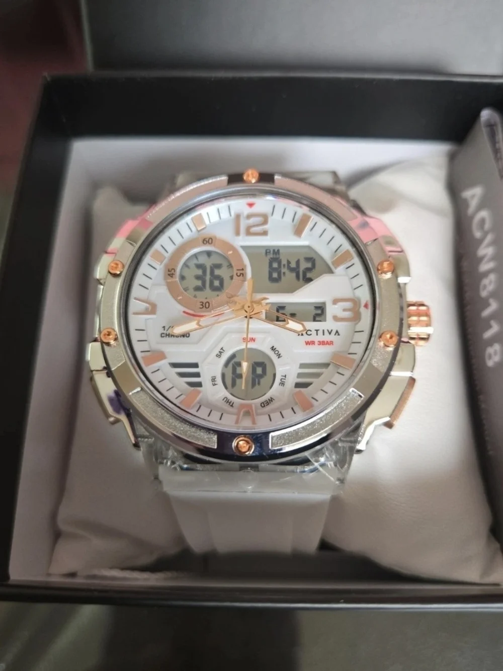 ACW8118-002 ACTIVA X by Invicta Digital White Men's Watch 51mm